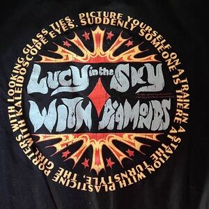 Black Graphic Long Sleeve Tee